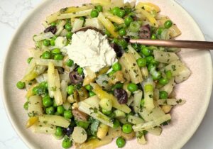 Spargel Salat Weiß