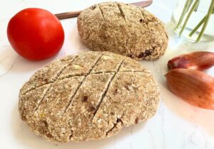 Rohkost Zwiebelbrot